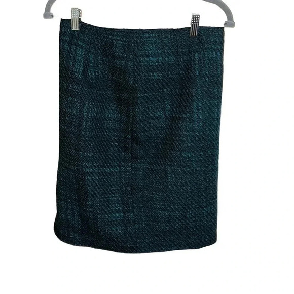 Prada Green Wool Blend Knee Length Skirt Size 42/6 - Picture 1 of 5